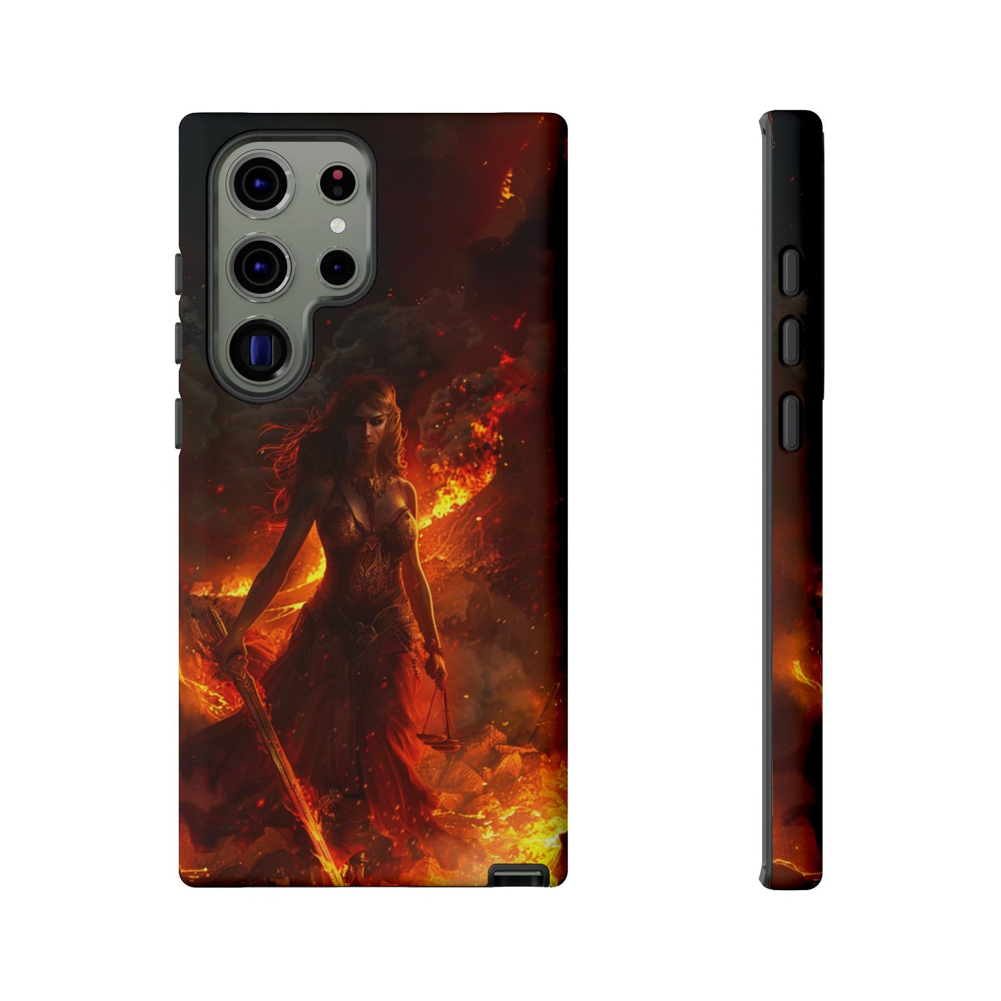 Fiery Goddess Nemesis Phone Case - iPhone, Google Pixel, Samsung Galaxy