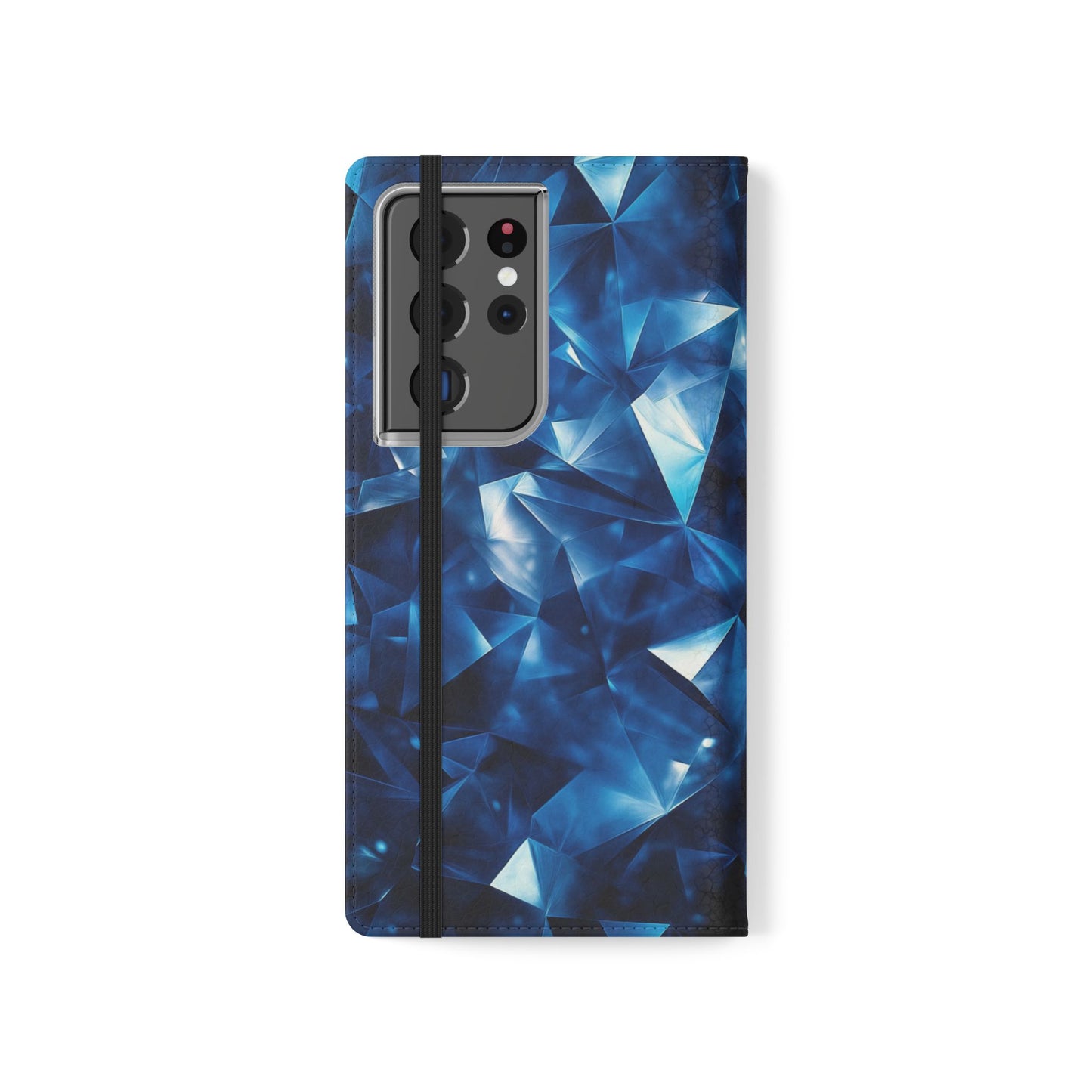 Sapphire Crystal Shards - Wallet Flip Case