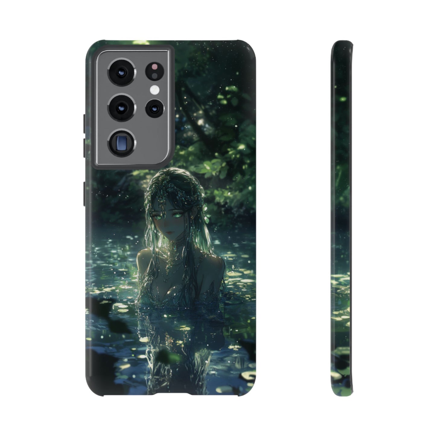 Forest Water Nymph Green Eyes Pond - Tough Samsung Galaxy Case
