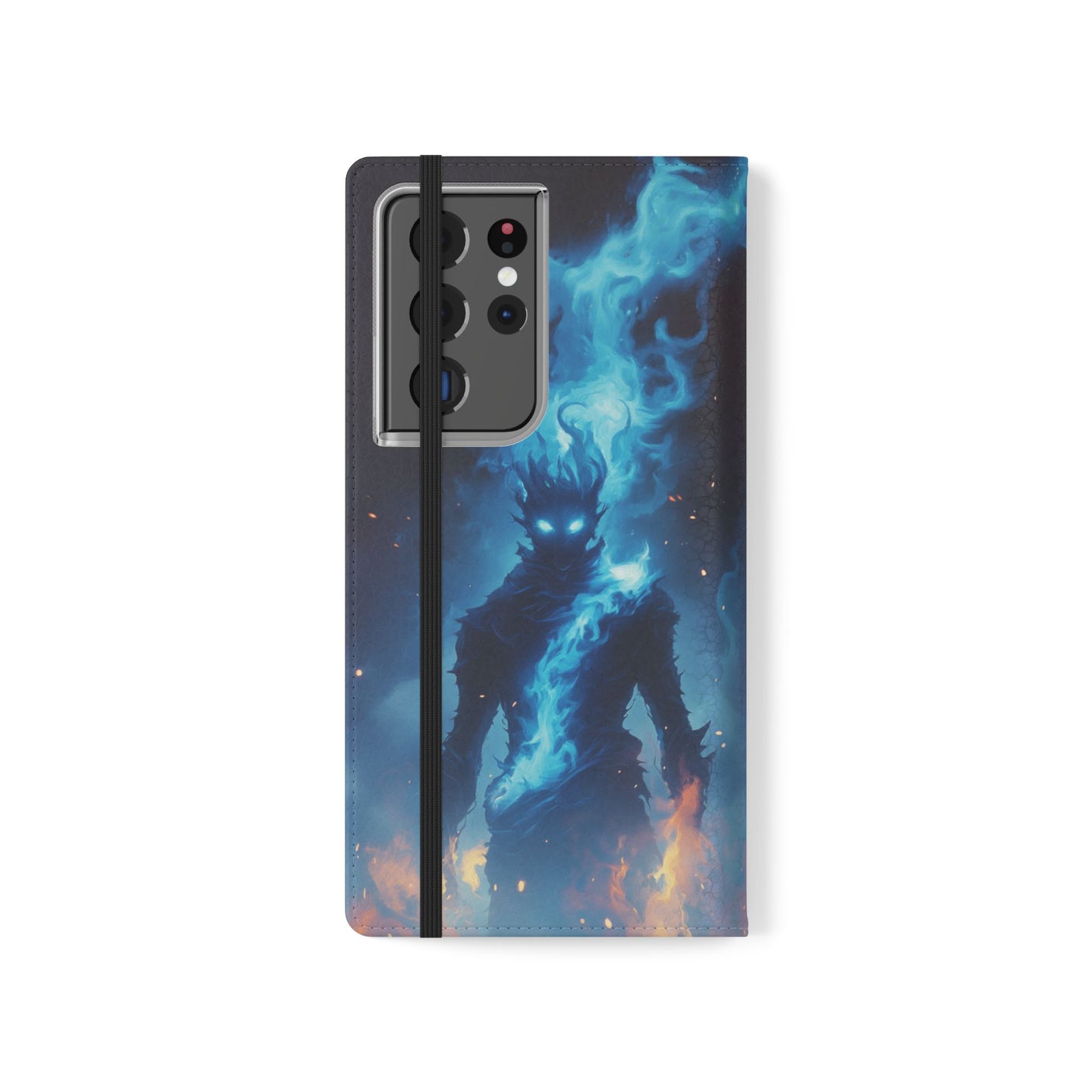 Blue Flame Spirit - Wallet Flip Case