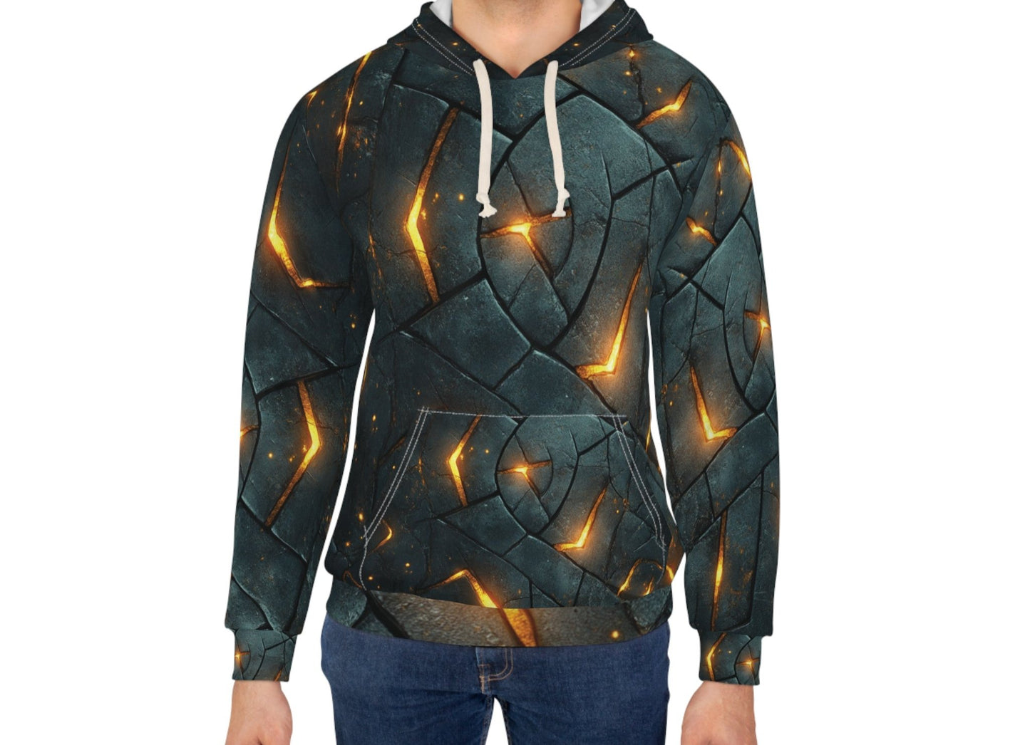 Lava Stone All-Over Print Hoodie