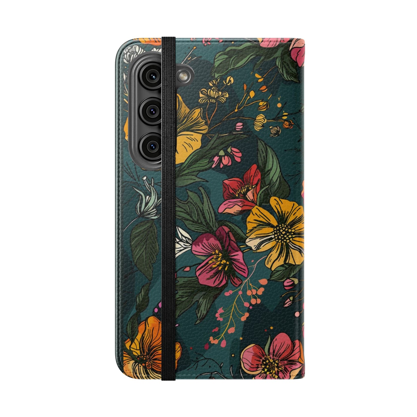 Vintage Floral Bloom - Wallet Flip Case