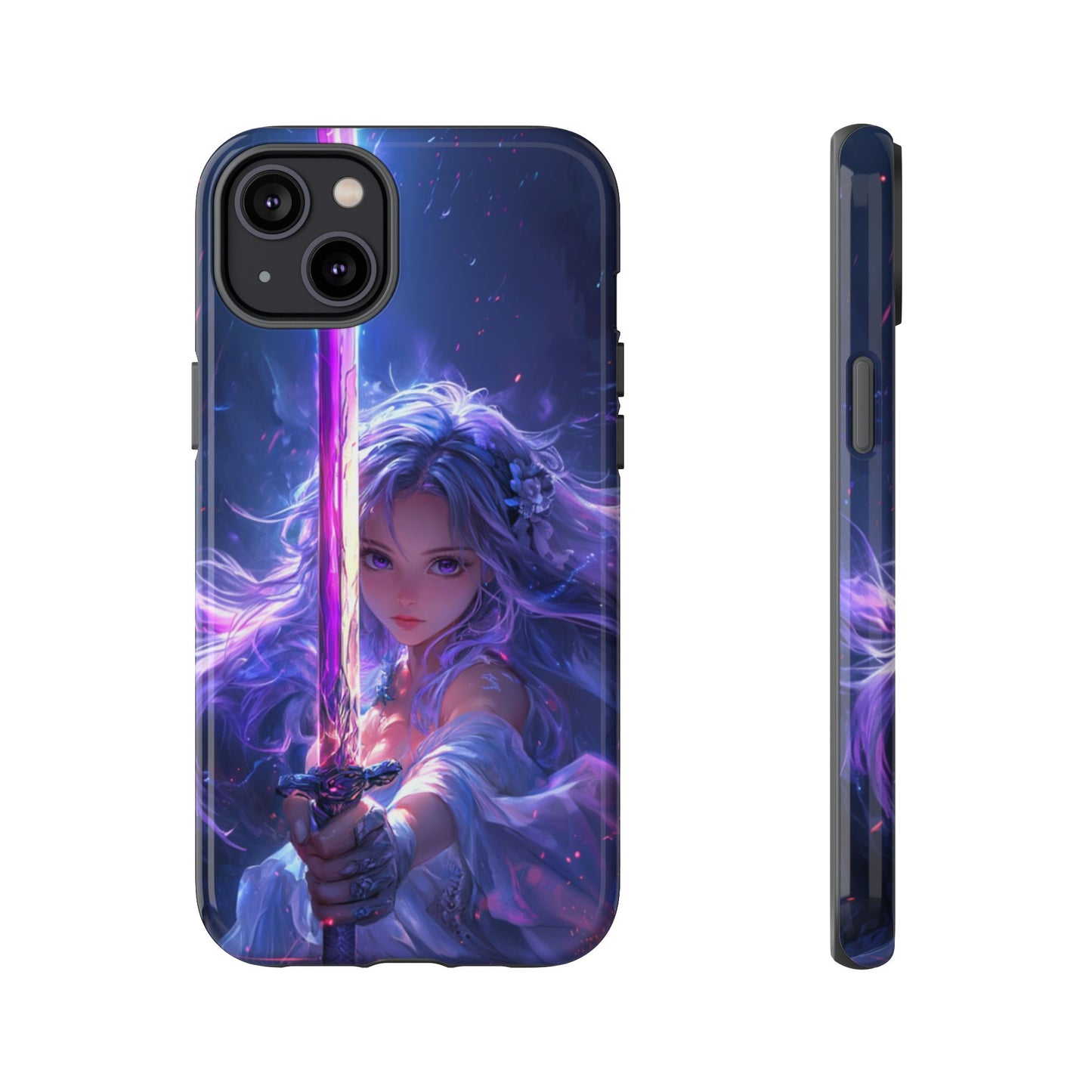 Violet Blade Warrior – Tough iPhone Case