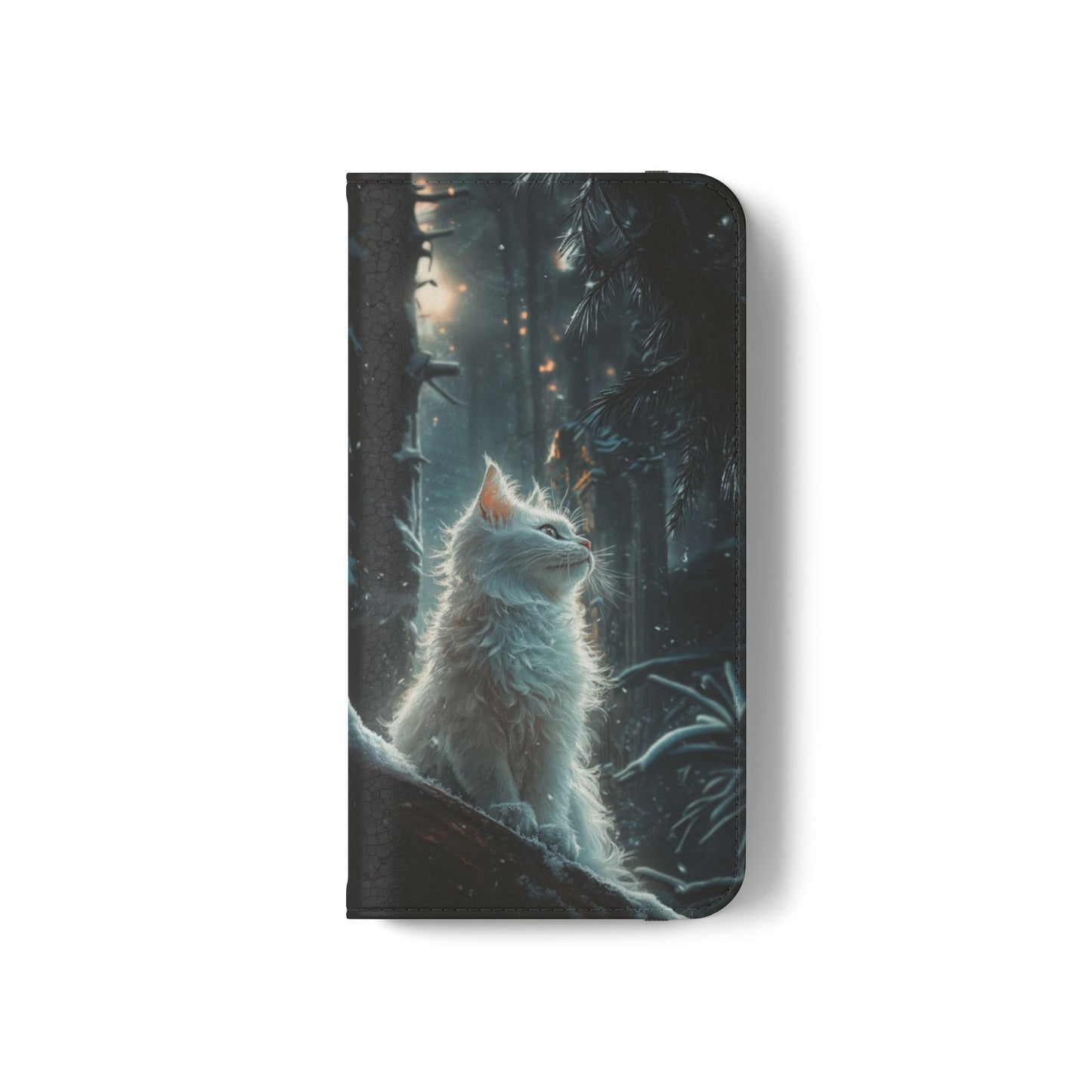 Winter Spirit Cat - Wallet Flip Case