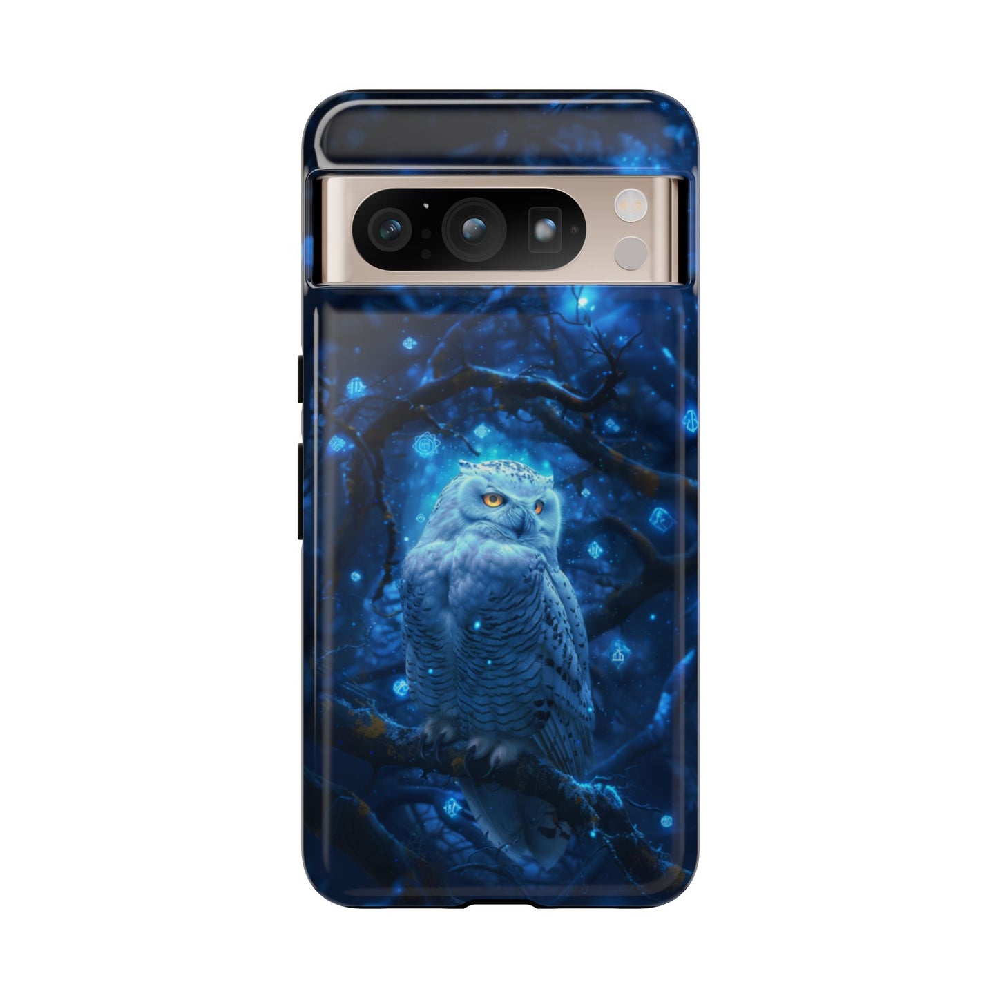 Luminous Rune Owl – Tough Google Pixel Case