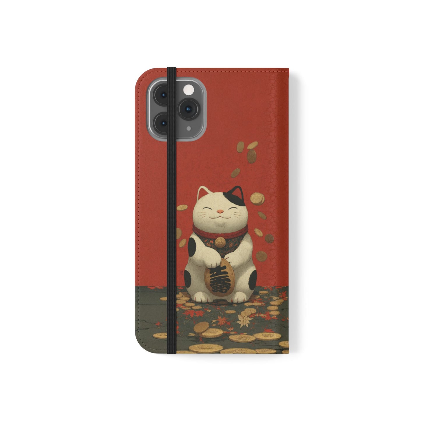 Lucky Cat - Wallet Flip Case