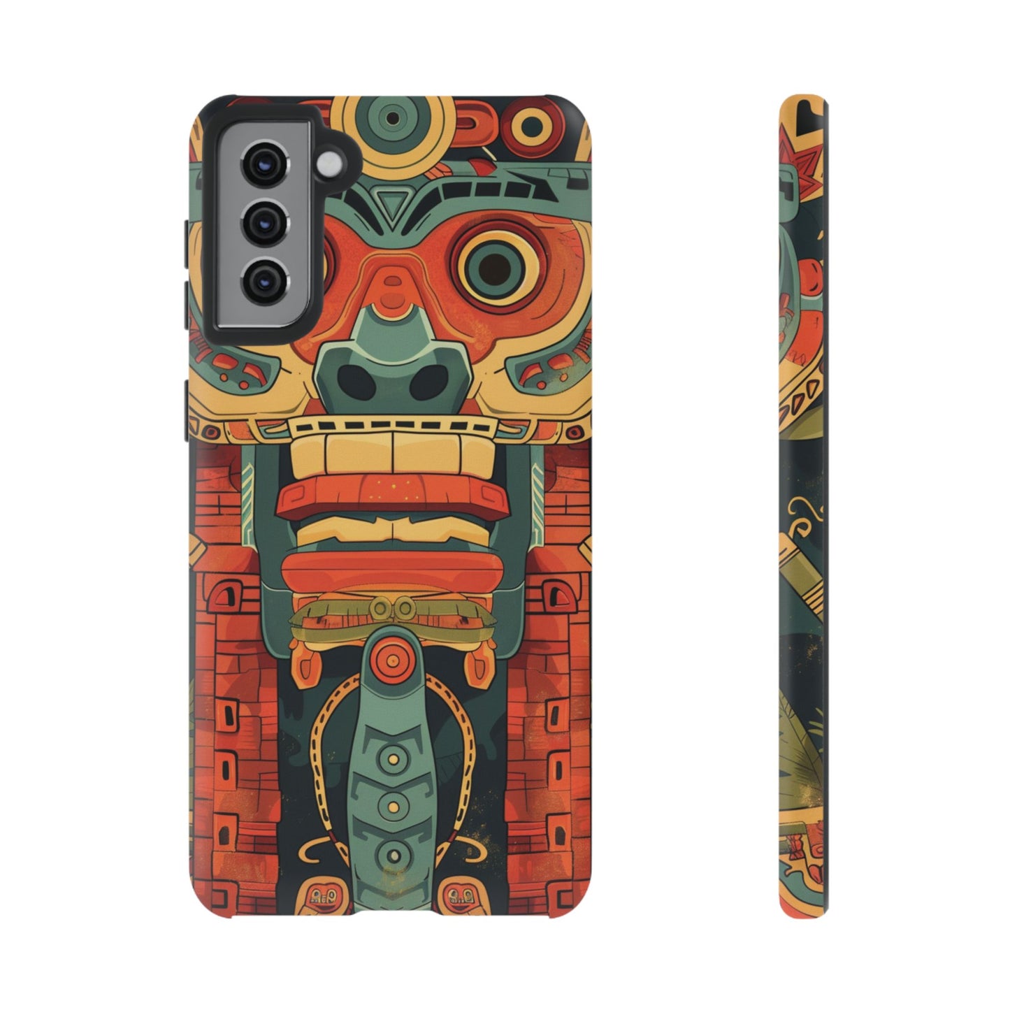 Vivid Ancient Glyphs Phone Case - iPhone, Google Pixel, Samsung