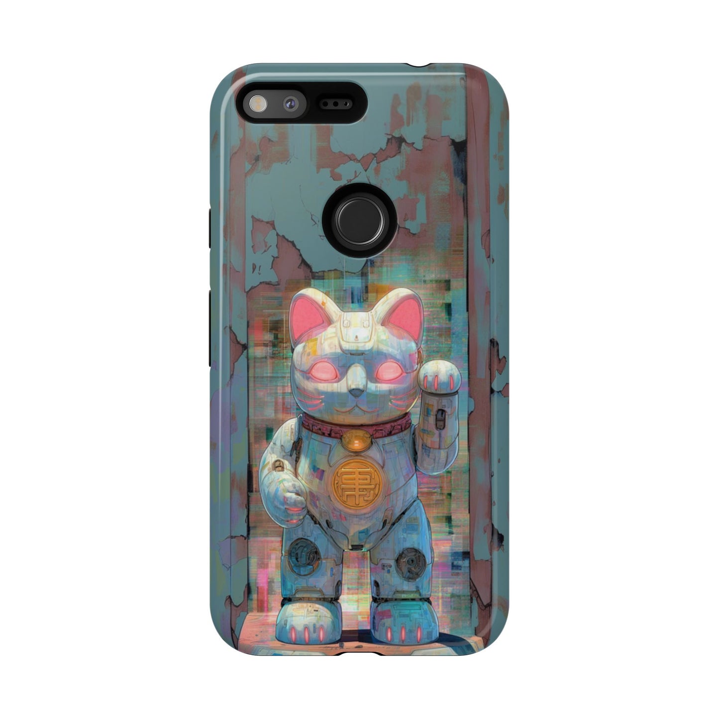 Cyber Lucky Cat - Tough Google Pixel Case