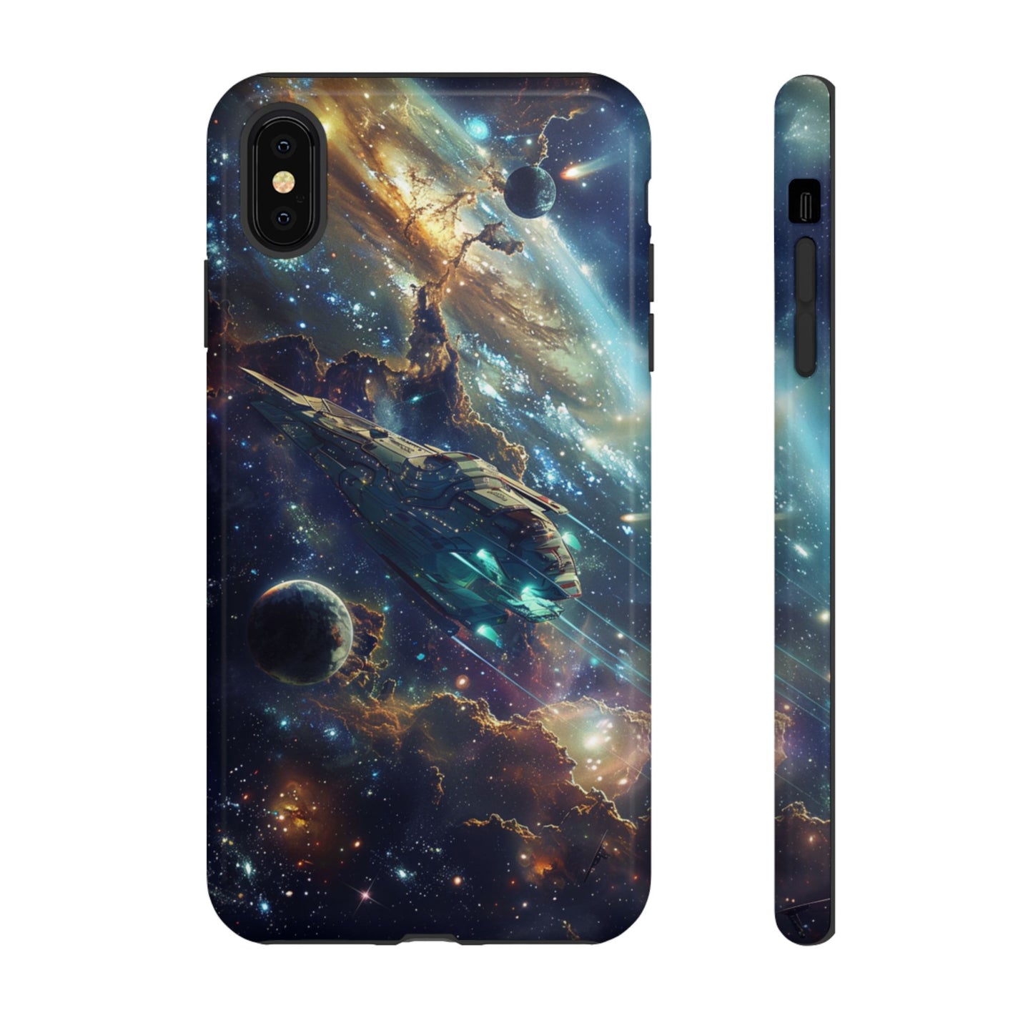 Galactic Voyage: Futuristic Spaceship - iPhone, Google Pixel, Samsung Galaxy