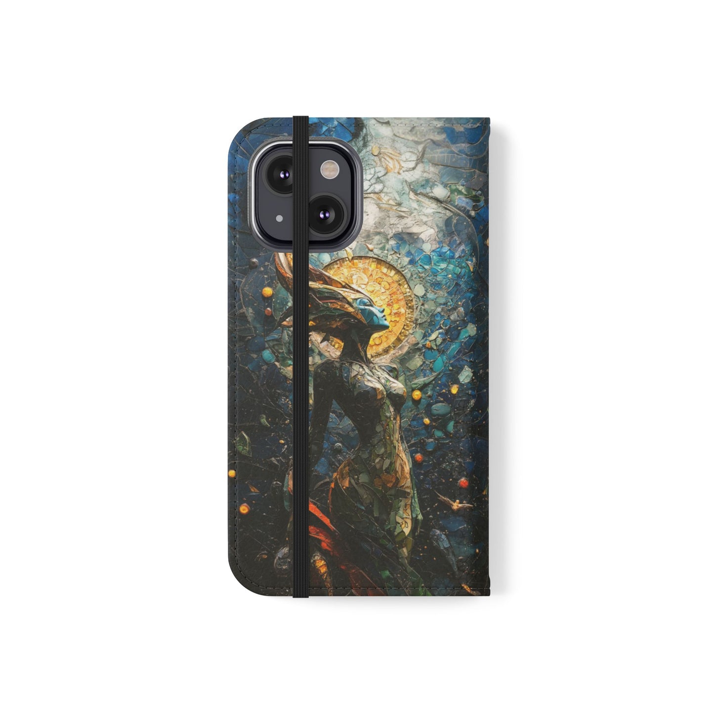 Stained Glass Goddess - Wallet Flip Case