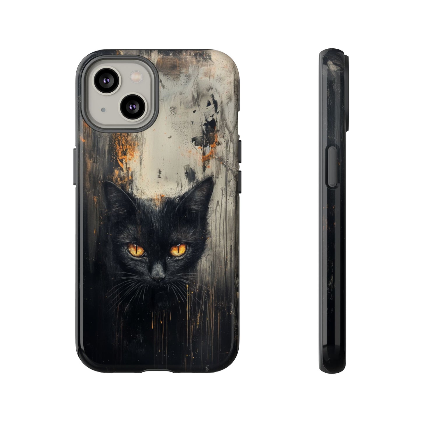 Enigmatic Black Cat Phone Case - iPhone, Google Pixel, Samsung Galaxy