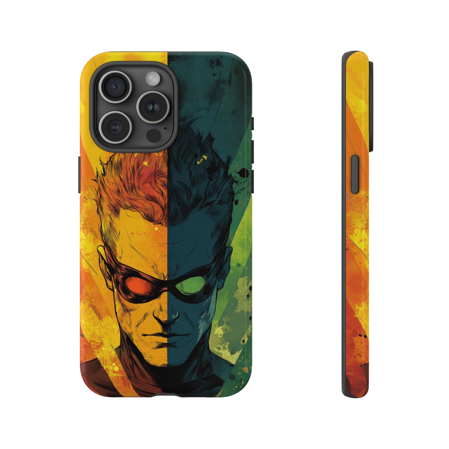 Split Spectrum Hero – Tough iPhone Case