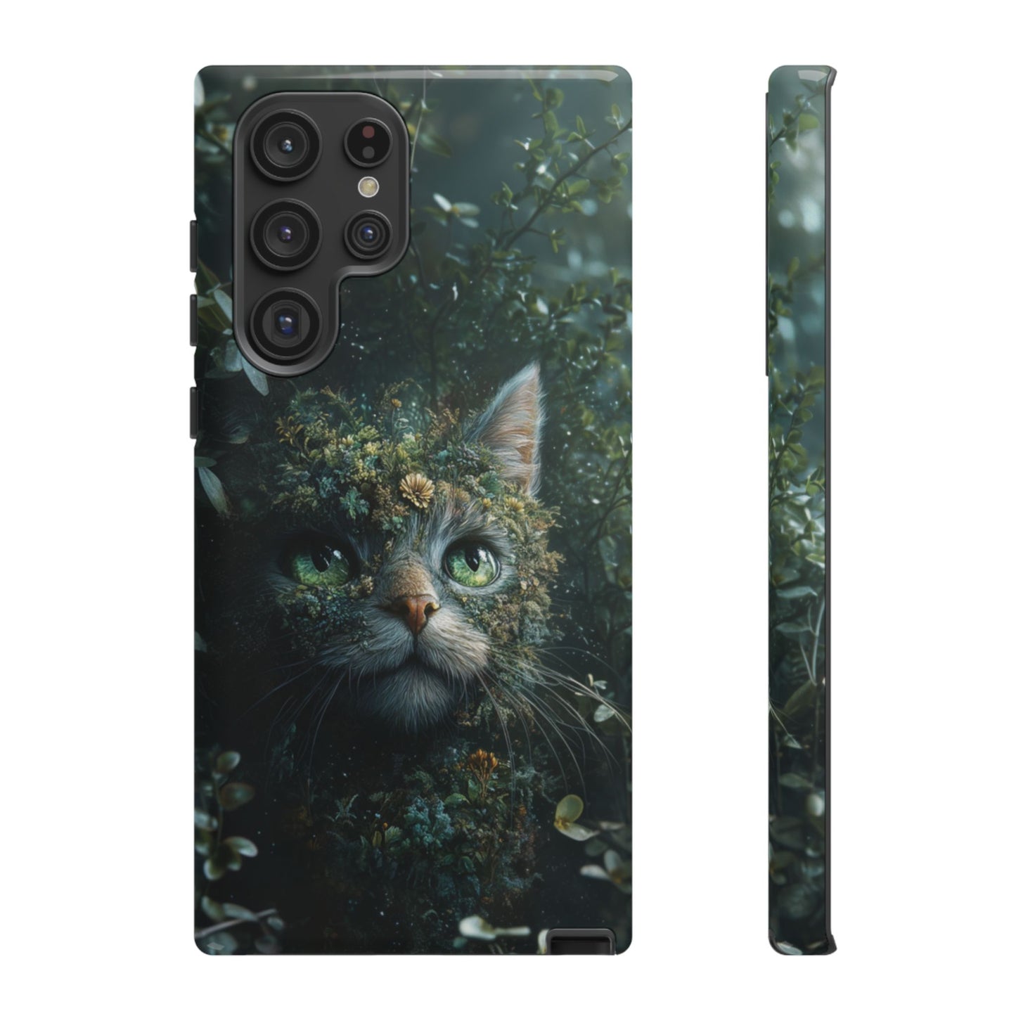 Forest Fantasy Cat Phone Case – iPhone, Google Pixel, Samsung Galaxy