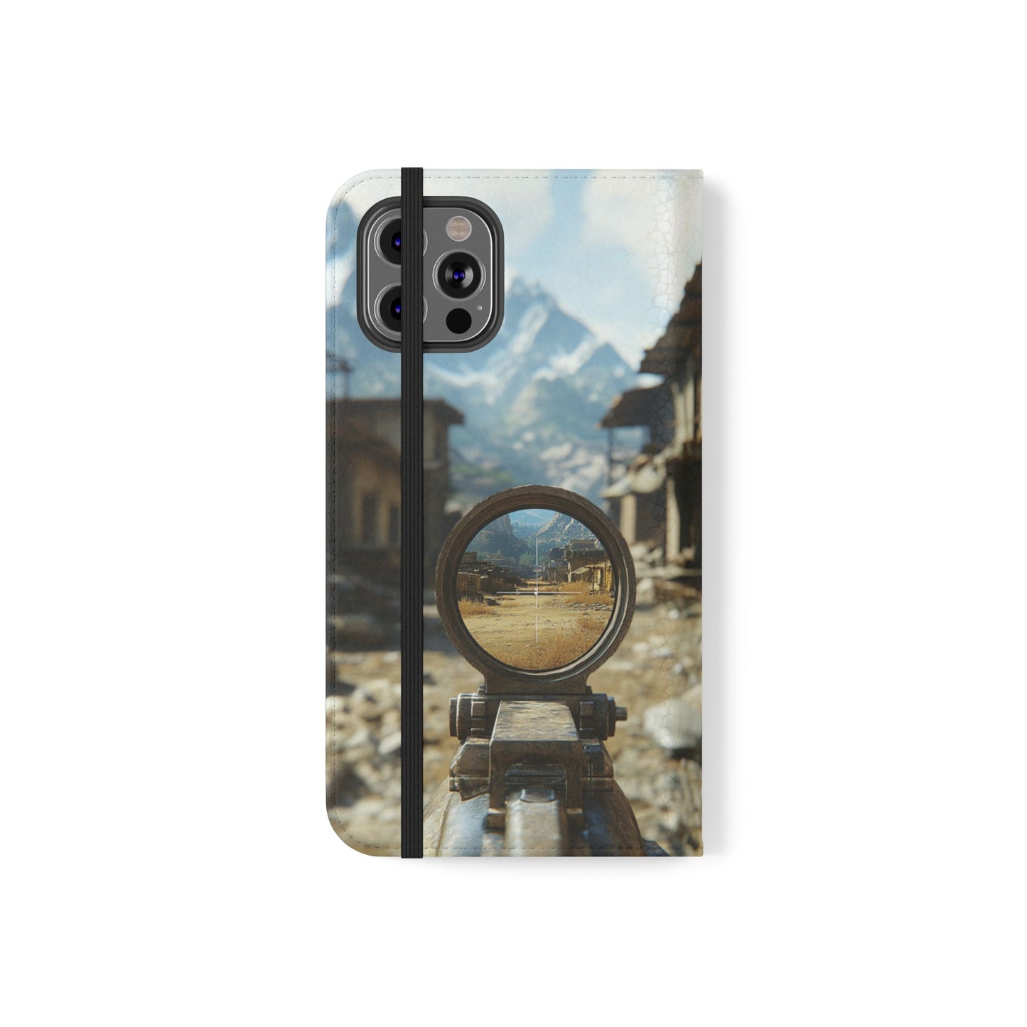 Desert Sniper Focus - Wallet Flip Case