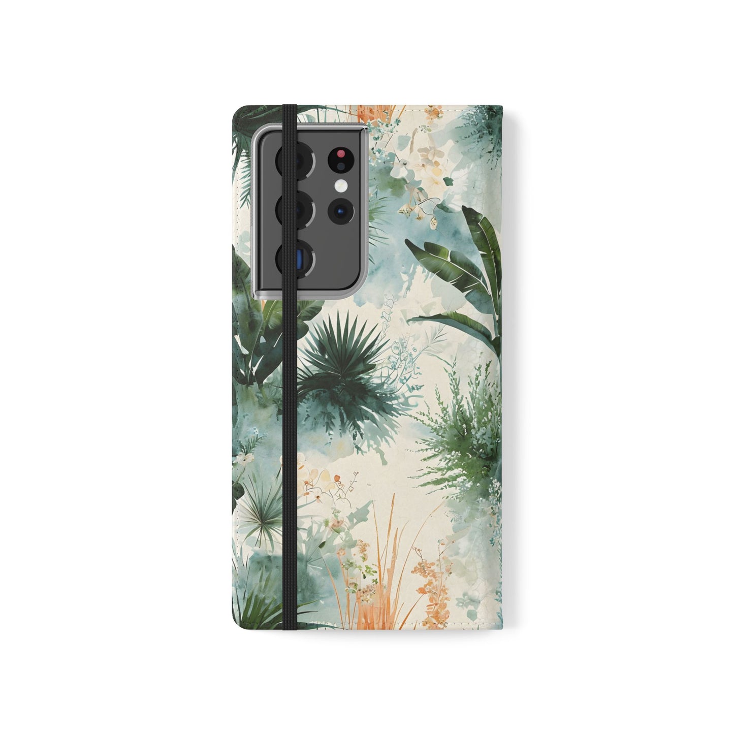 Tropical Botanical Watercolor - Wallet Flip Case