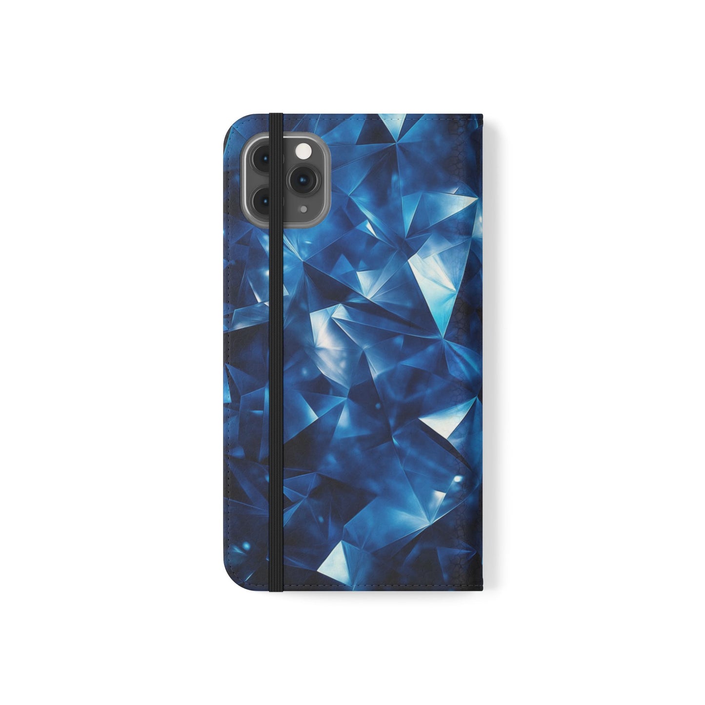 Sapphire Crystal Shards - Wallet Flip Case