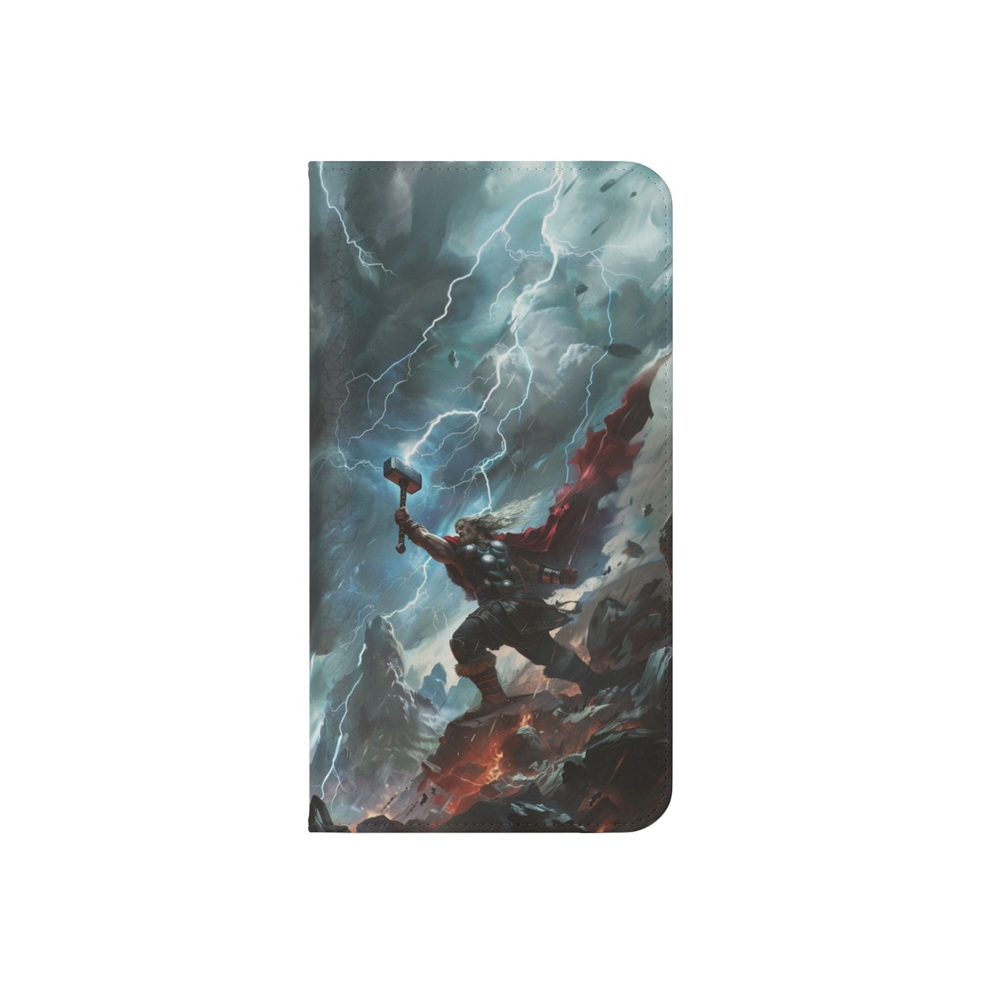 Thor Lightning Storm - Wallet Flip Case