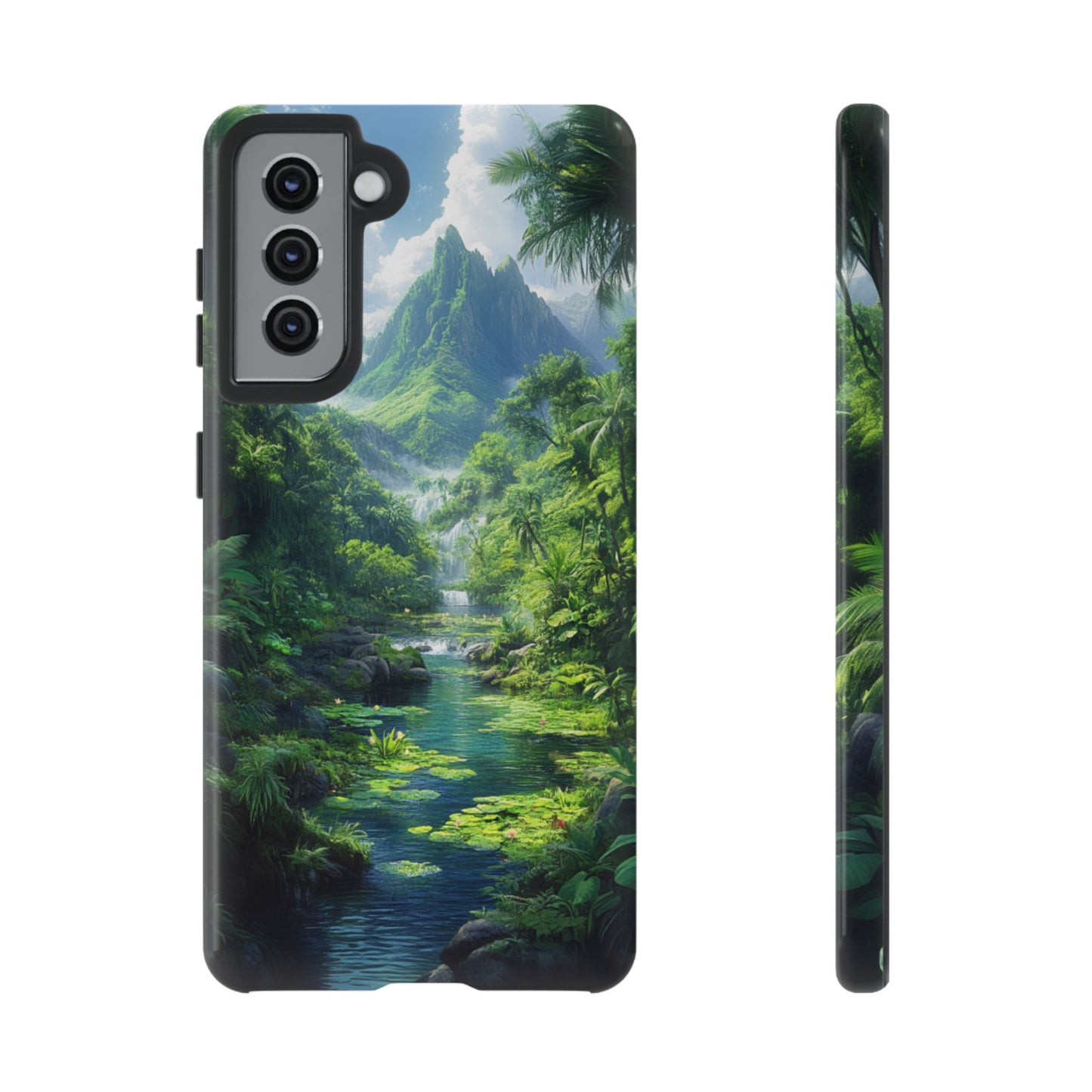 Verdant Jungle Cascade – Tough Samsung Galaxy Case