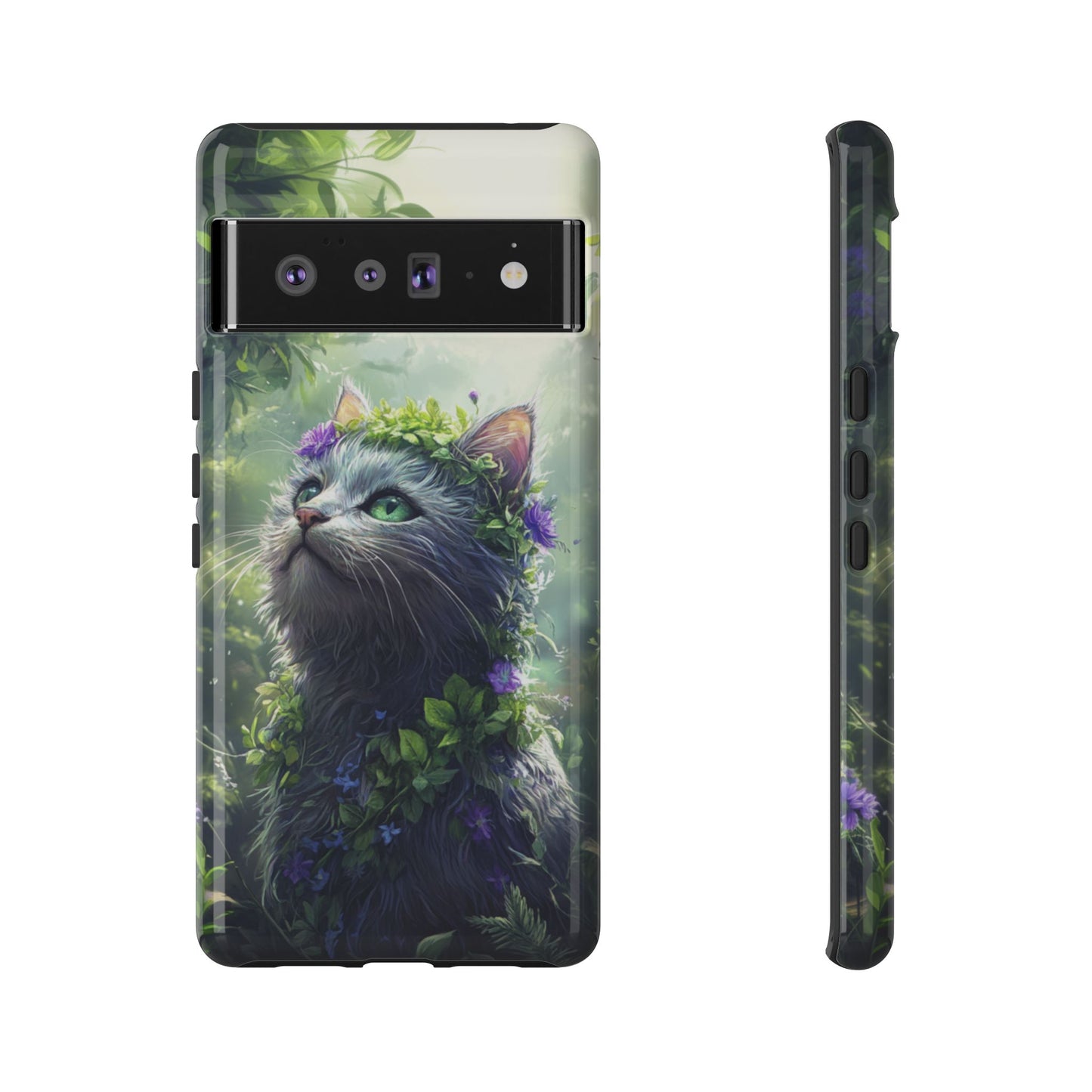 Nature’s Guardian Cat Phone Case – iPhone, Google Pixel, Samsung Galaxy