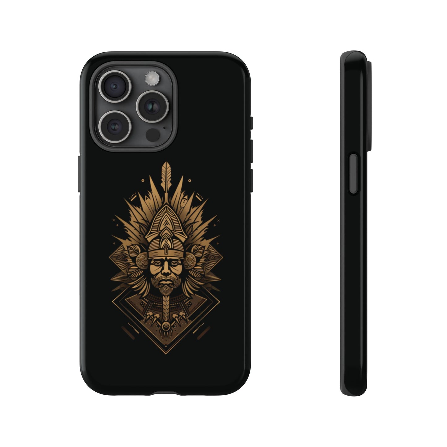 Golden Warrior Guardian - iPhone, Google Pixel, Samsung Galaxy