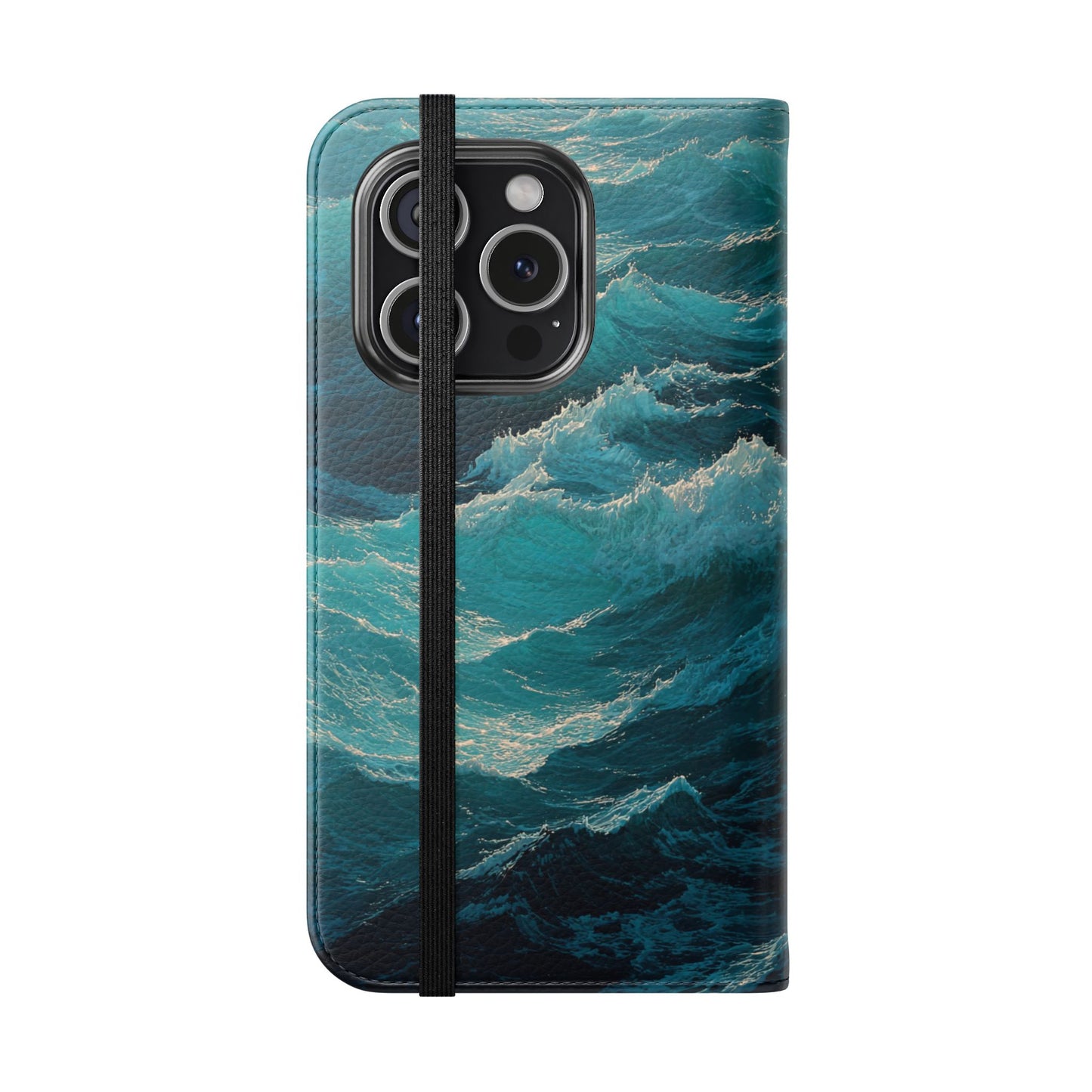 Ocean Waves - Wallet Flip Case