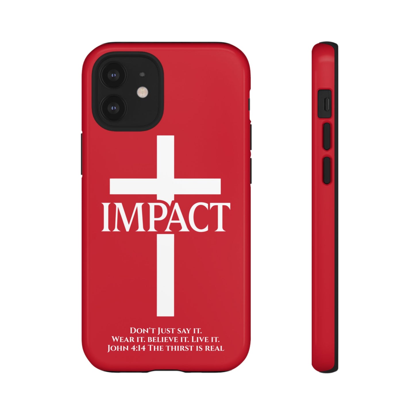 Impact Red - Tough iPhone Case