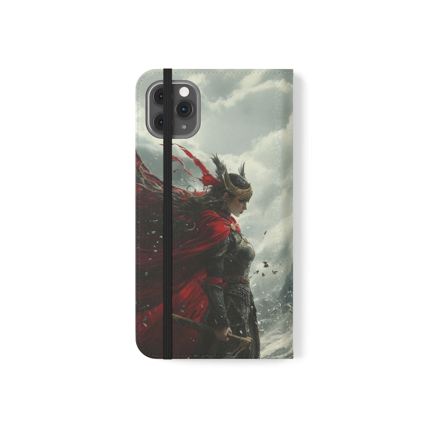 Freya Crimson Valkyrie - Wallet Flip Case