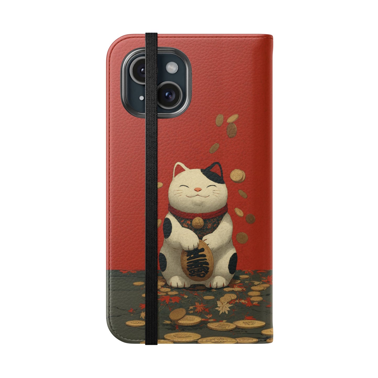 Lucky Cat - Wallet Flip Case
