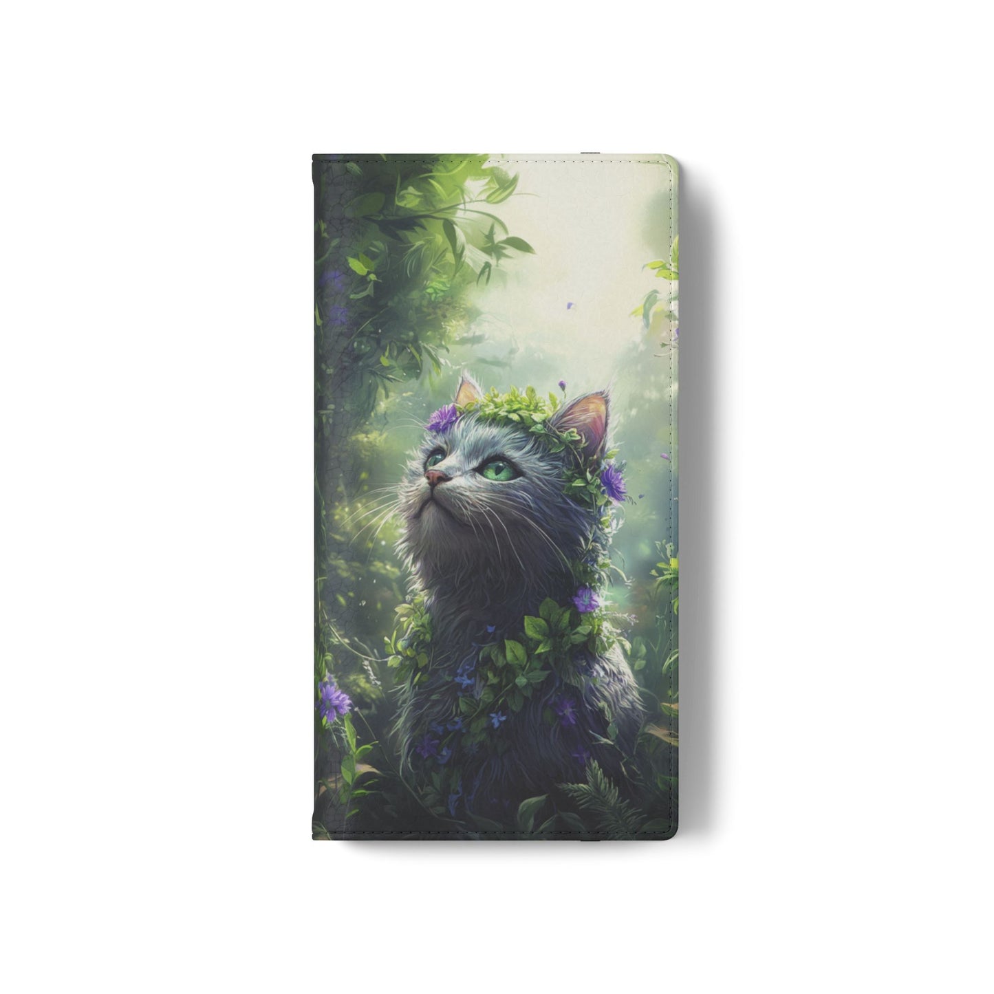 Forest Spirit Cat - Wallet Flip Case