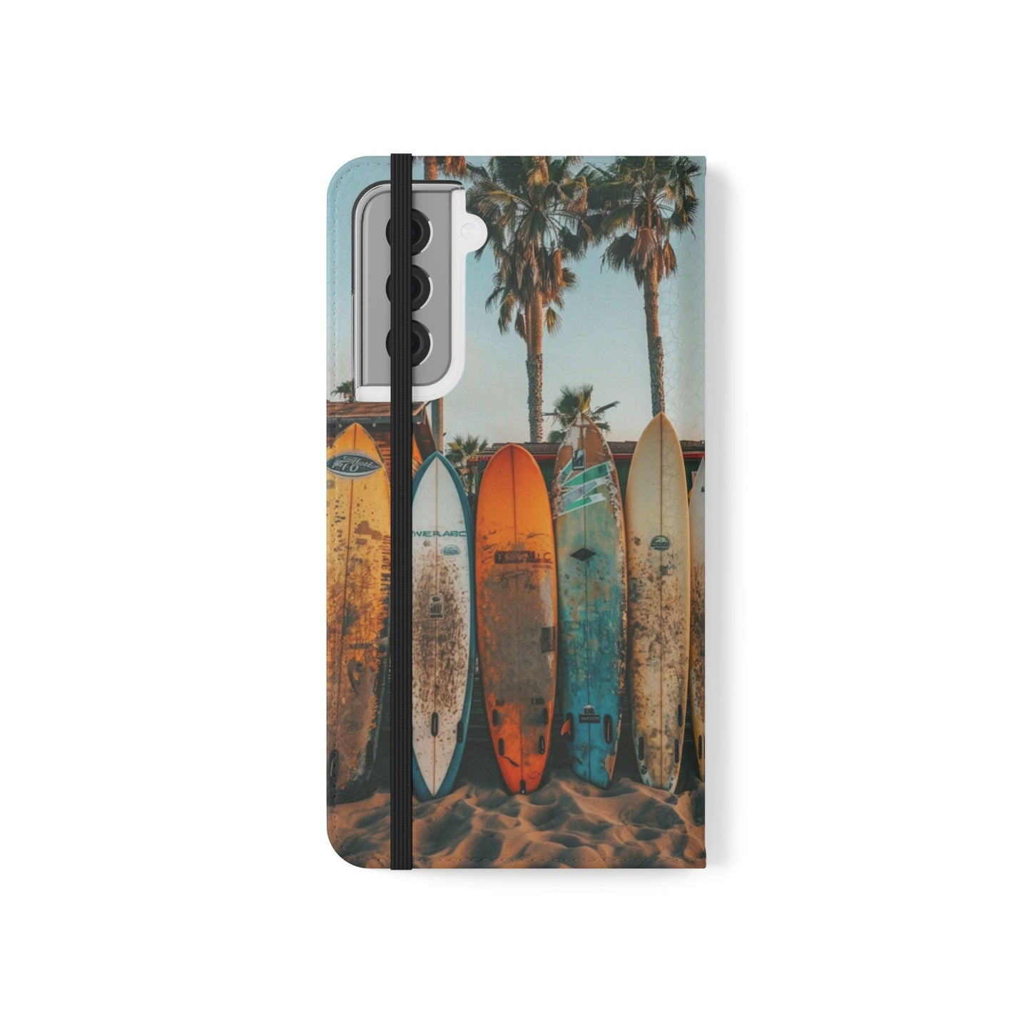 Beach Surfboards - Wallet Flip Case