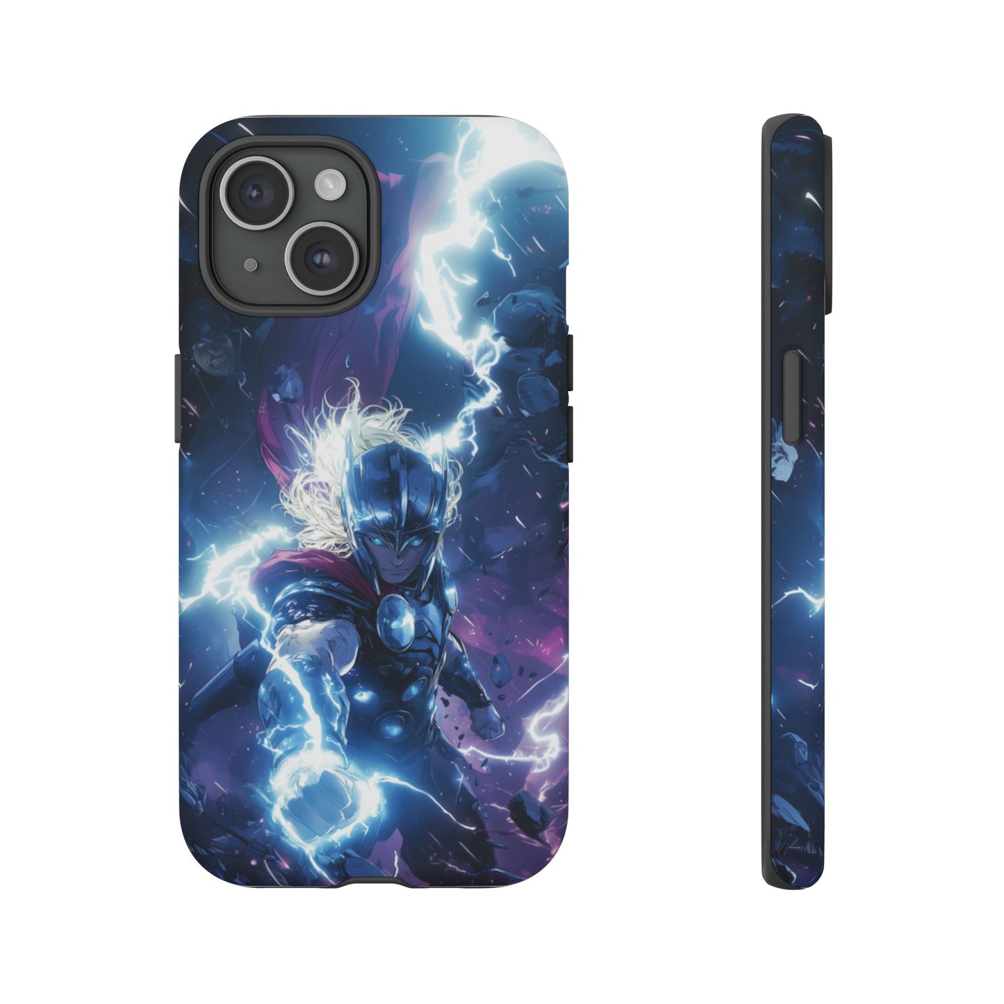 Lightning Fury: Thor Anime Action Phone Case - iPhone, Google Pixel, Samsung