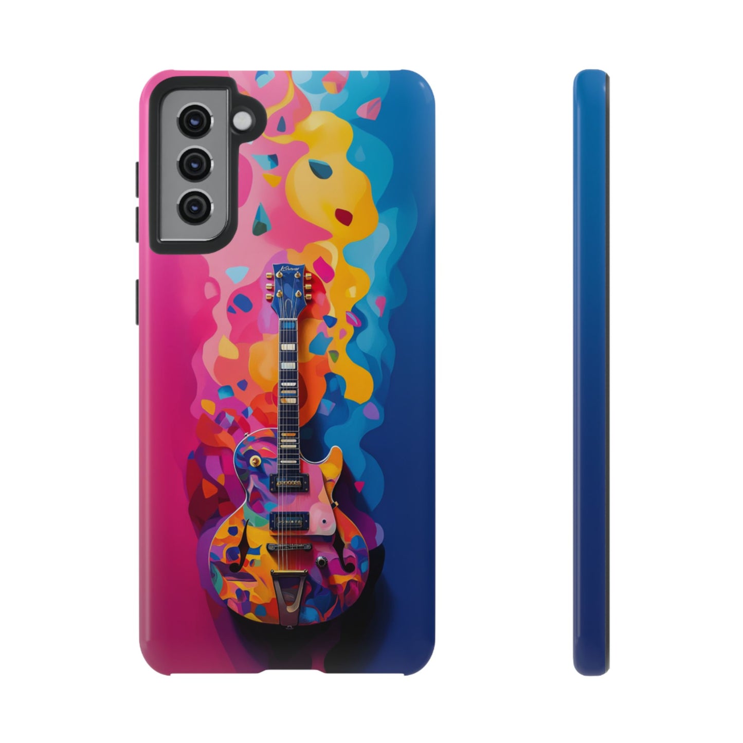 Vibrant Abstract Guitar Phone Case - iPhone, Google Pixel, Samsung Galaxy