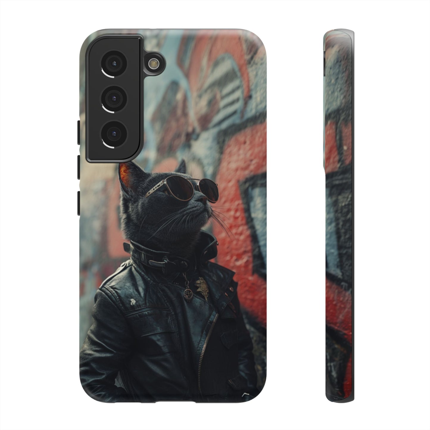 Punk Rock Cat Phone Case – iPhone, Google Pixel, Samsung Galaxy