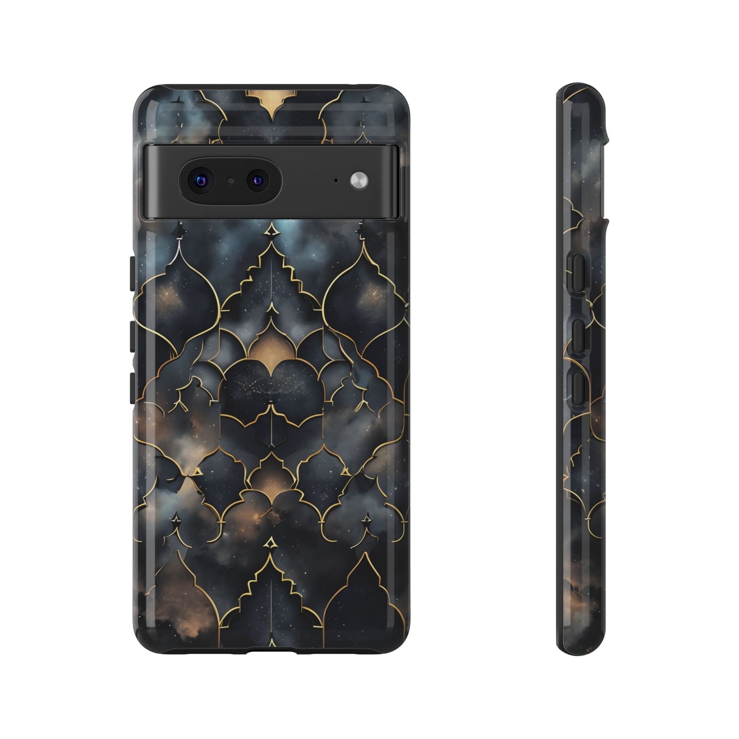 Celestial Mosaic: Cosmic Elegance Phone Case - iPhone, Google Pixel, Samsung Galaxy