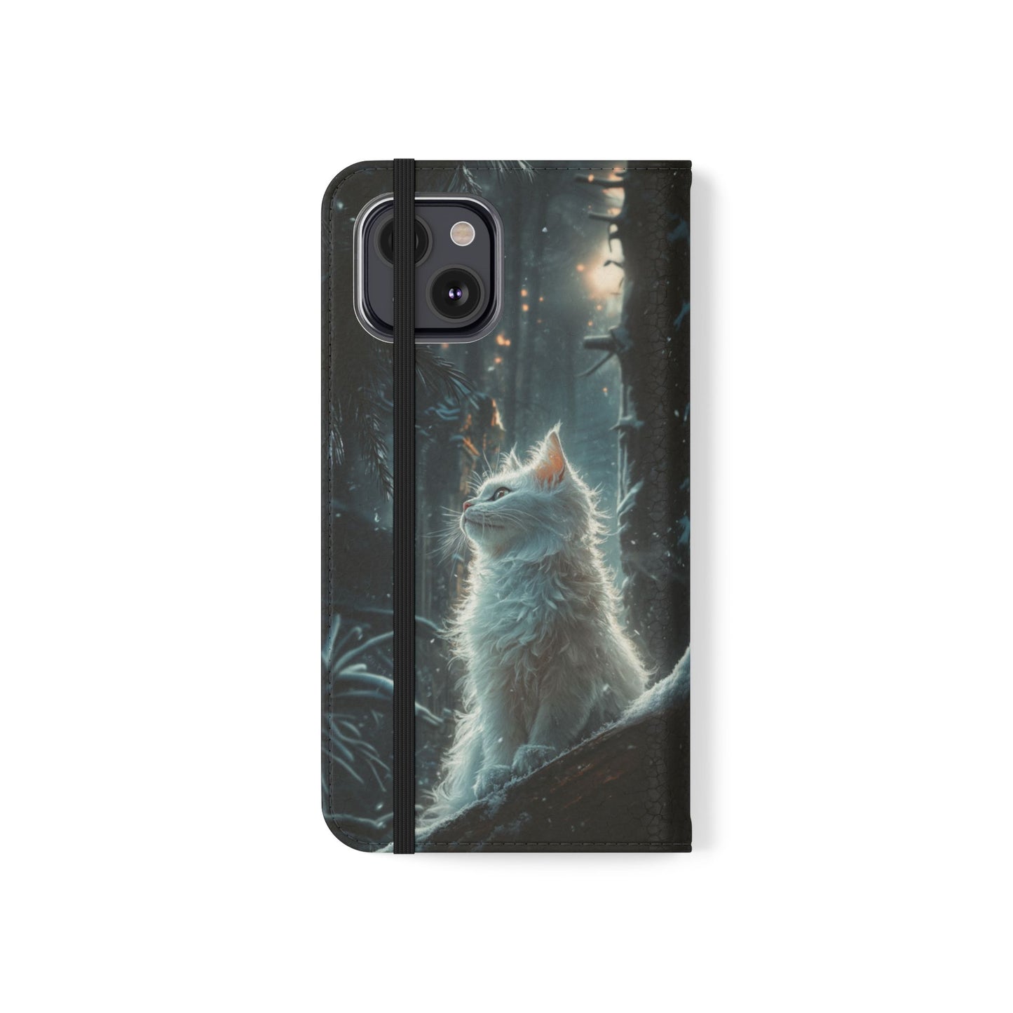 Winter Spirit Cat - Wallet Flip Case