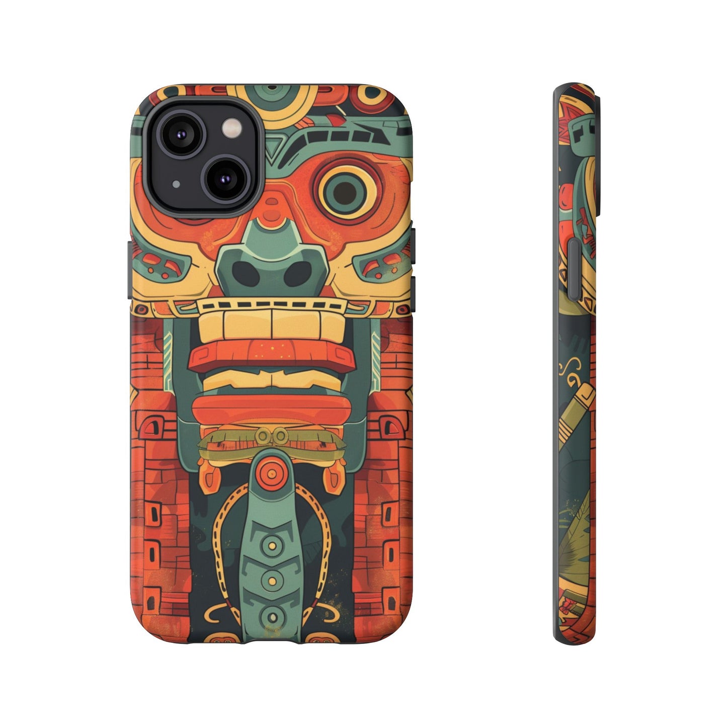 Vivid Ancient Glyphs Phone Case - iPhone, Google Pixel, Samsung