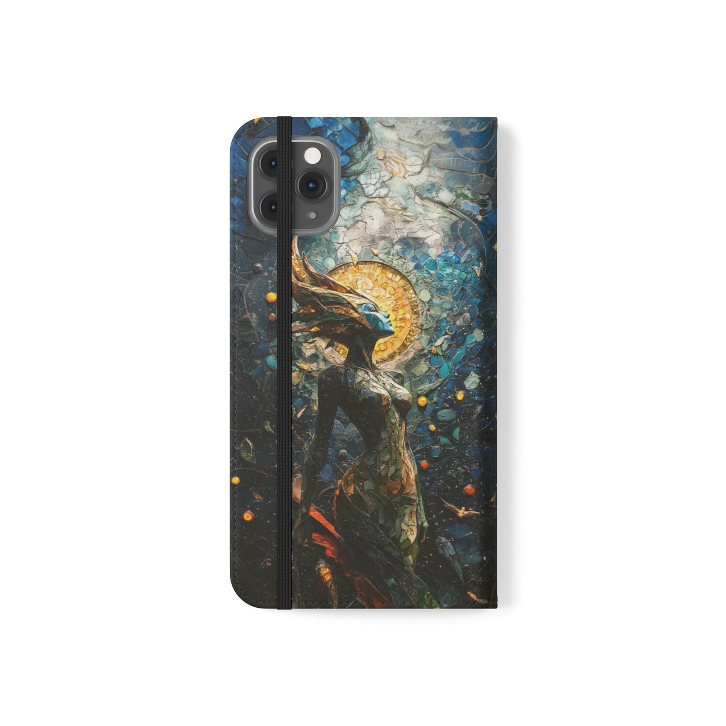 Stained Glass Goddess - Wallet Flip Case