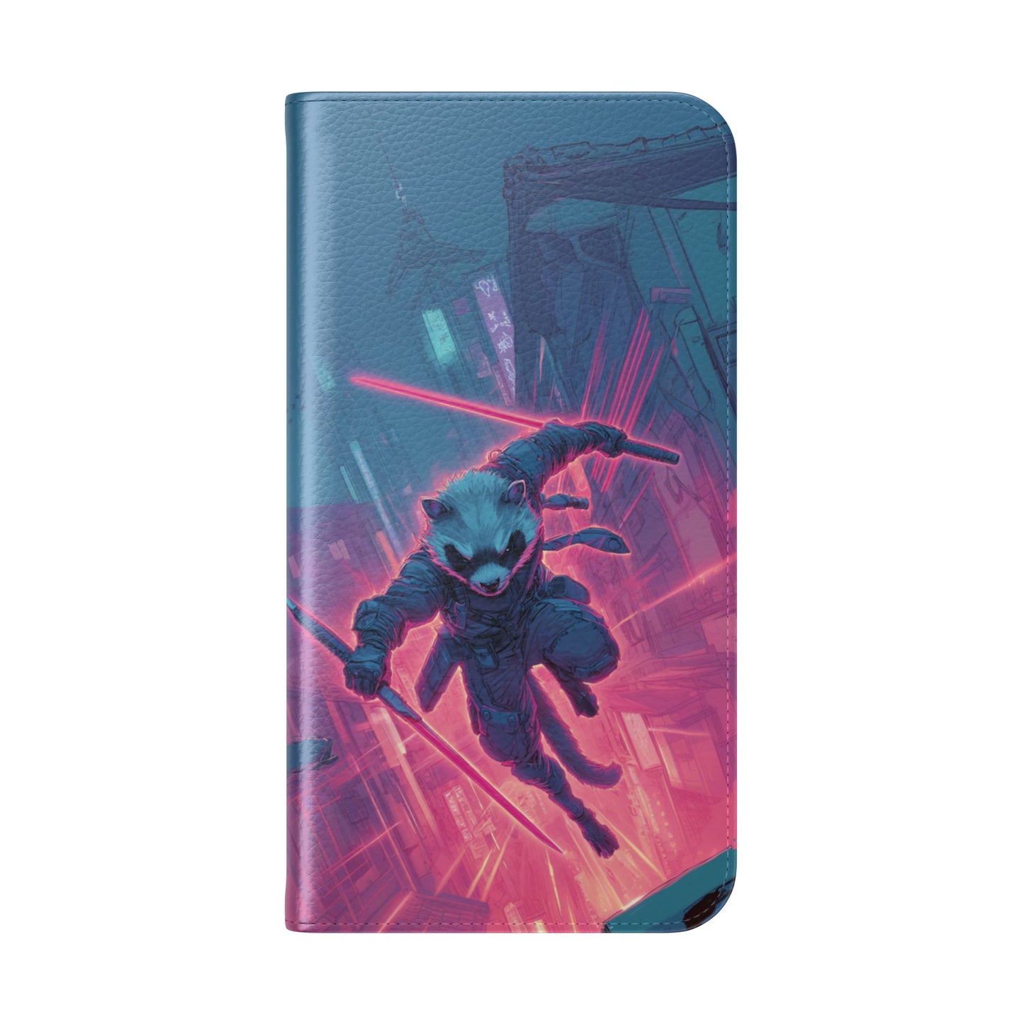 Cyberpunk Ferret - Wallet Flip Case