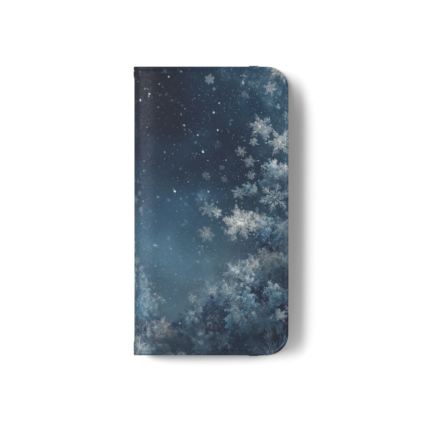 Winter Snowflakes - Wallet Flip Case