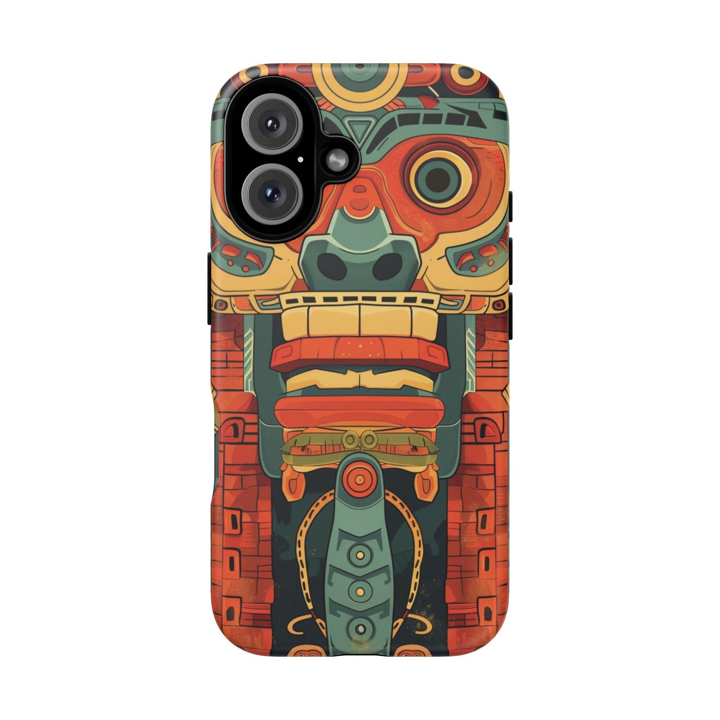 Vivid Ancient Glyphs Phone Case - iPhone, Google Pixel, Samsung