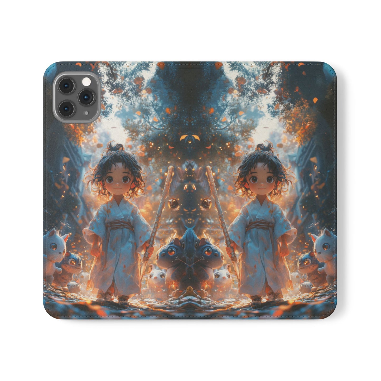 Forest Spirit Child - Wallet Flip Case