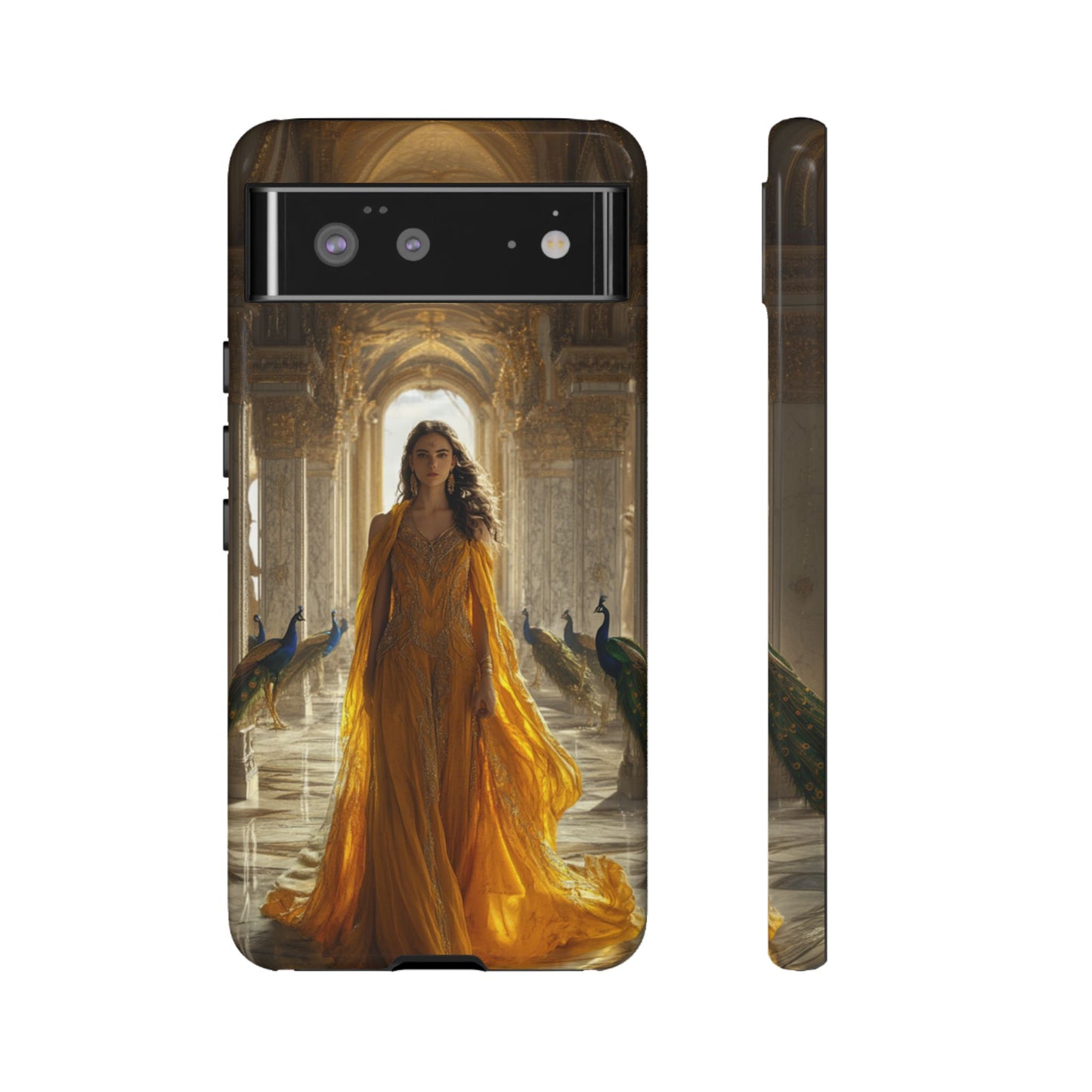 Hera Golden Palace Peacock Goddess - Tough Google Pixel Case