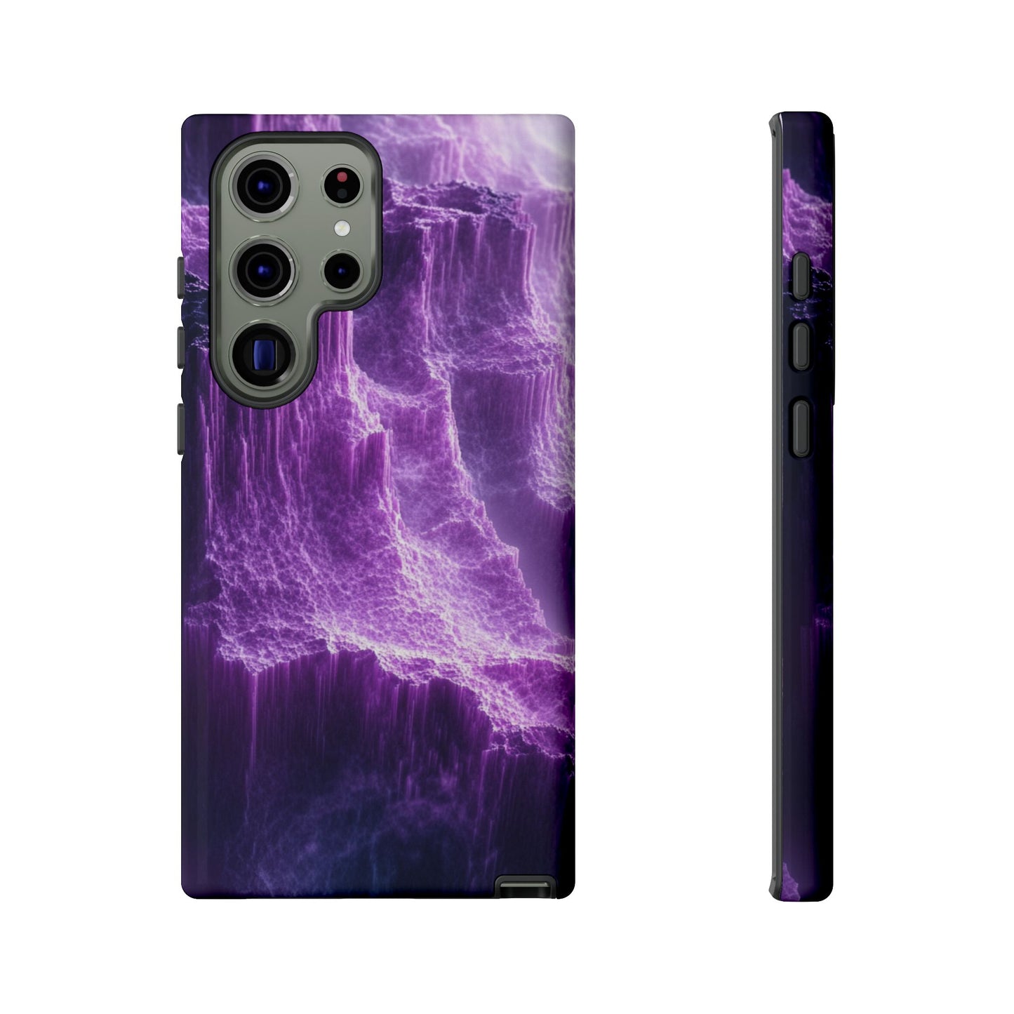 Purple Crystal Canyon - Tough Samsung Galaxy Case