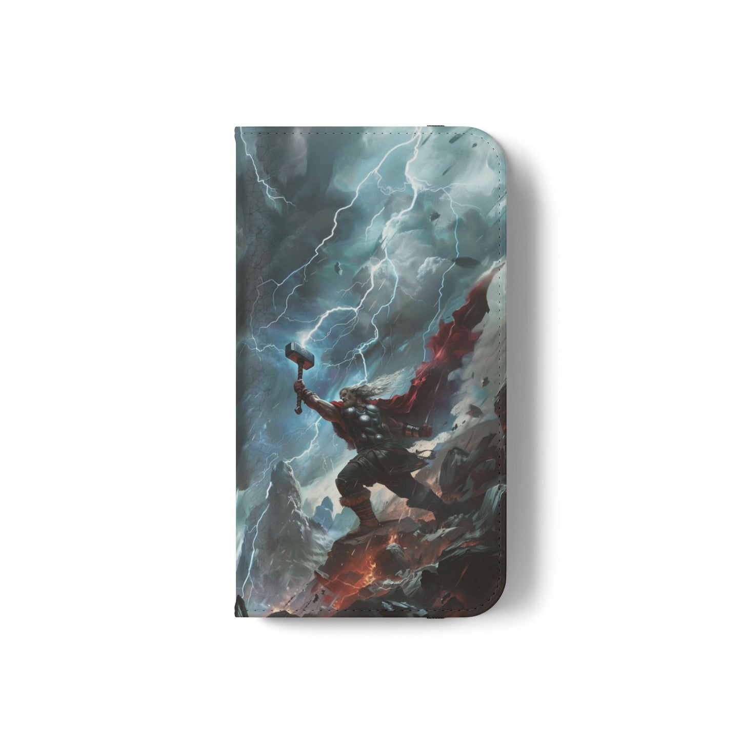 Thor Lightning Storm - Wallet Flip Case