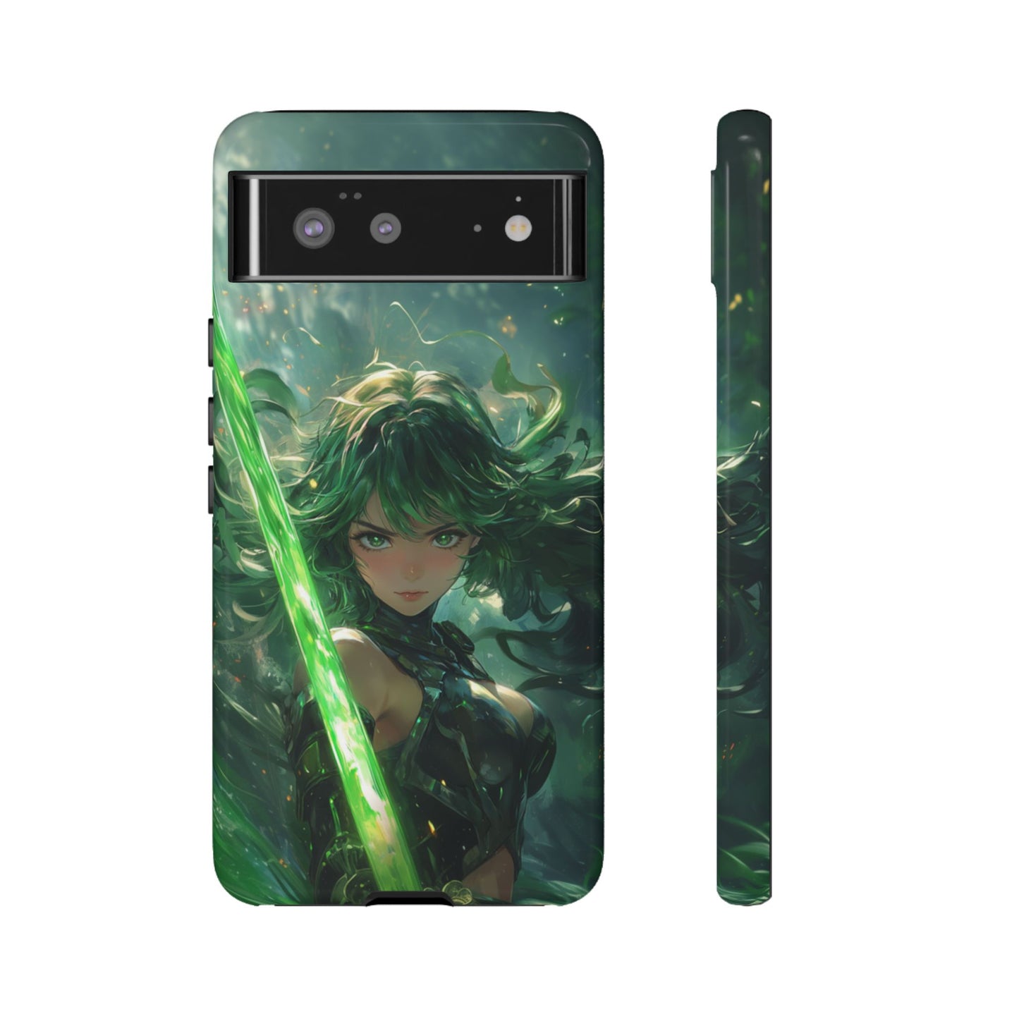Emerald Blade Warrior – Tough Google Pixel Case