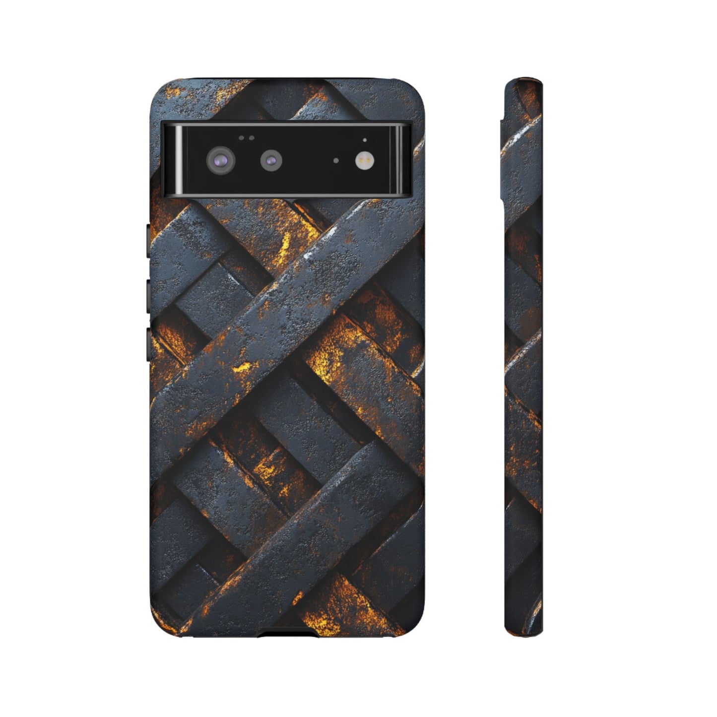 Geometric Interlocking Pattern Phone Case - iPhone, Google Pixel, Samsung Galaxy