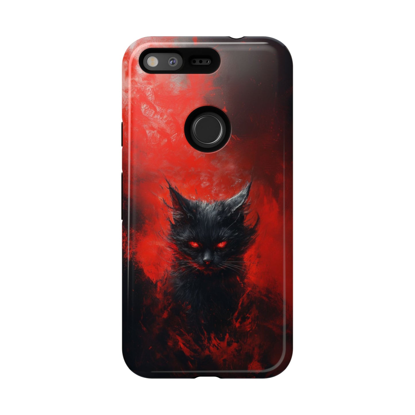 Fire Demon Black Cat - Tough Google Pixel Case
