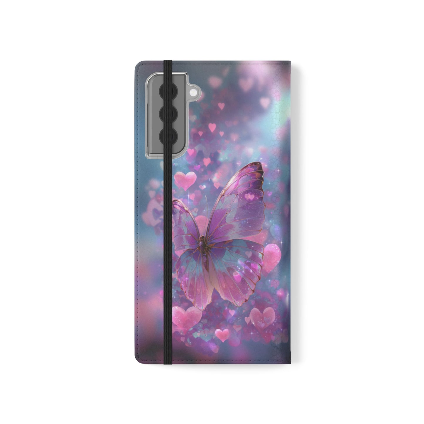 Cupid's Flutter Butterfly - Wallet Flip Case