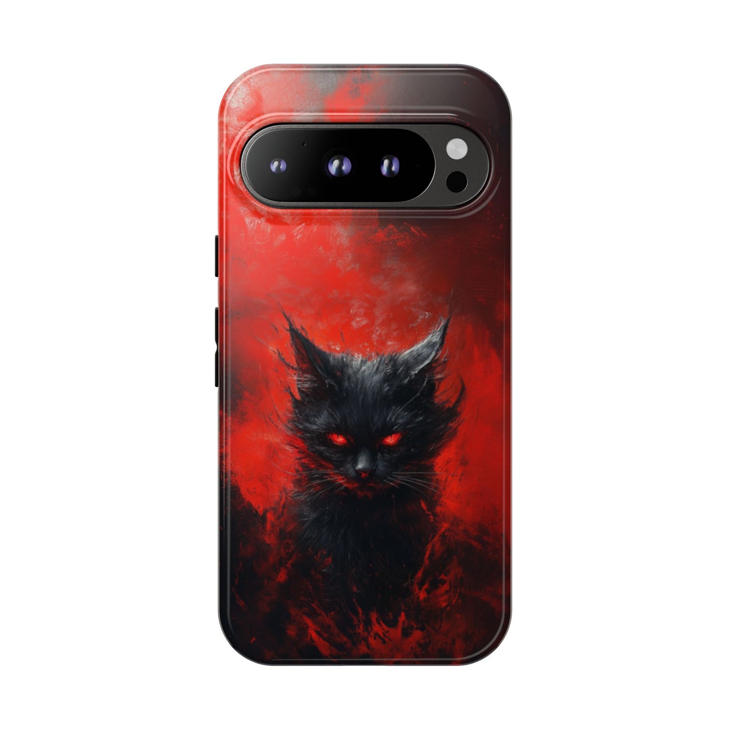 Fire Demon Black Cat - Tough Google Pixel Case