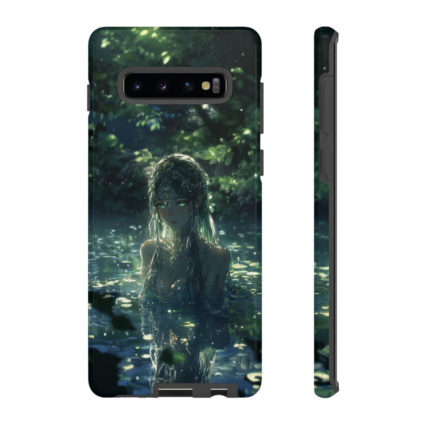 Forest Water Nymph Green Eyes Pond - Tough Samsung Galaxy Case